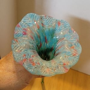 Hand-blown Glass Flower Czech Republic